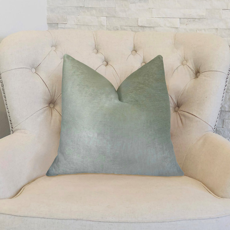Coussin de luxe fabriqué à la main renard arctique Foxy, 24 po x 24 po, Coussin décoratif