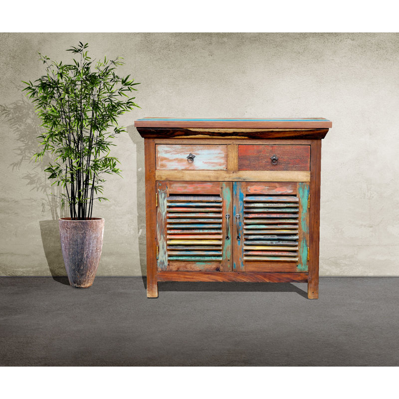 Caress Solid Wood Accent Cabinet