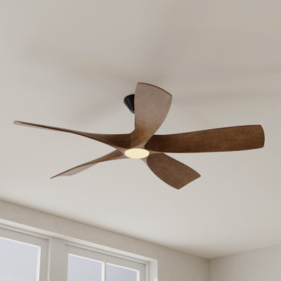 60-Inch 5-Blade LED Wifi Transitional Indoor/Outdoor Smart Ceiling Fan