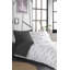 Ensemble de housse de couette 100% coton blanc / noir Speicher-1353366689