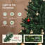 Arbre de Noël 6 pi 6 pi