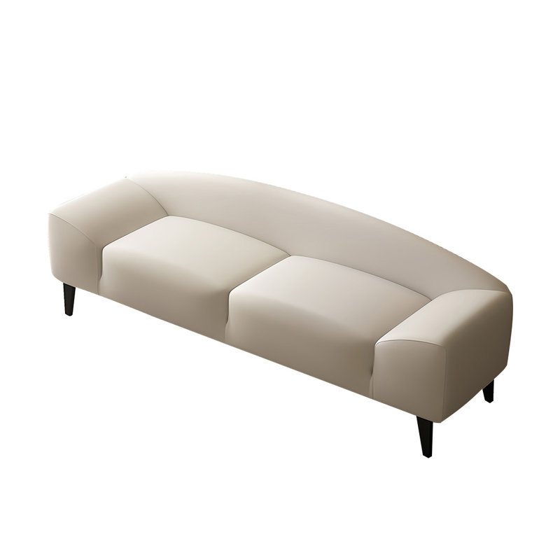 Tabouret de chambre à coucher pour chambre à coucher, Blanc cassé