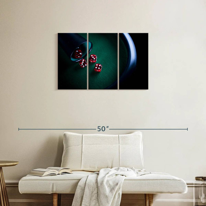 Senne Poker Dice, 20" H x 33" W