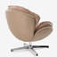 Fauteuil d'appoint pivotant en chenille