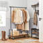 Lassel Adjustable Rolling Clothes Rack