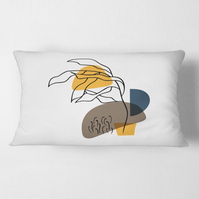 Abstract Throw Pillow