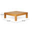 Ensemble de 3 sièges avec table basse