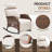 Arcturus Patio Recliner Rocking Chair With Adjustable Backrest & Footrest, All-Weather Outdoor Chaise Lounge Chair Set Of 2 With Side Table-2024510087