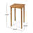 Outdoor  Wood Square Bar Table-1529569862