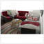 Causeuse rembourrée avec garniture en bois et rangement-1932900047
