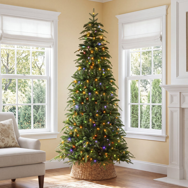 Sapin de Noël vert Aldred, 7.5'