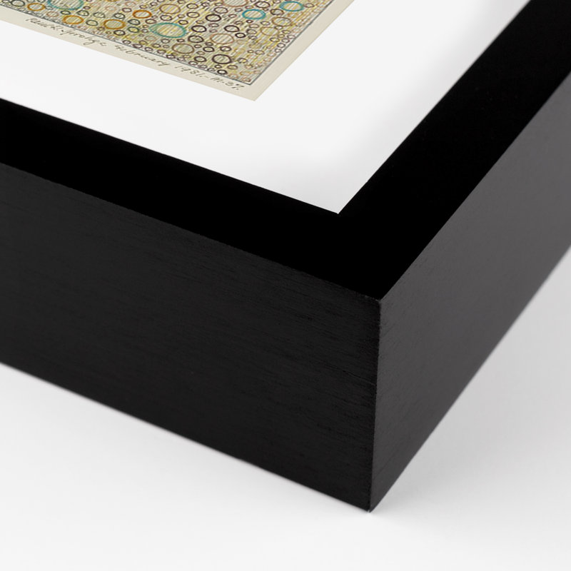 Kasbah Print by Pepi Sprohge, 48" H x 36" W x 2.5" D, Black