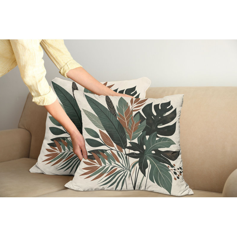 Reversible Pillow Cover, 18"H x 18"W