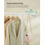 Clothes Rail, Clothes Rack, Extendable Hanging Rail, Clothing Storage With Wheels, 45 Kg Total Max. Load, 40 X (83-120) X 156 Cm-1015446931