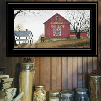 The Quilt Barn Framed Wall Art for Living Room, Home Wall Décor by Billy Jacobs