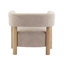 Fauteuil d'appoint rembourré Boucle