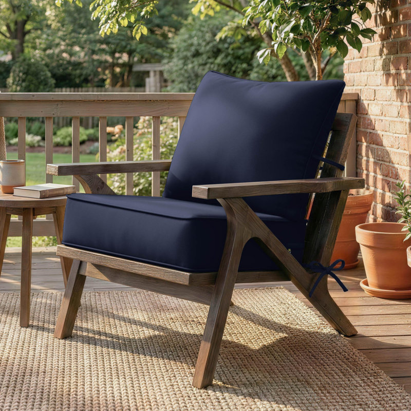 Ensemble de coussins d'extérieur l 6 po x P 24 po Wynee, Marine
