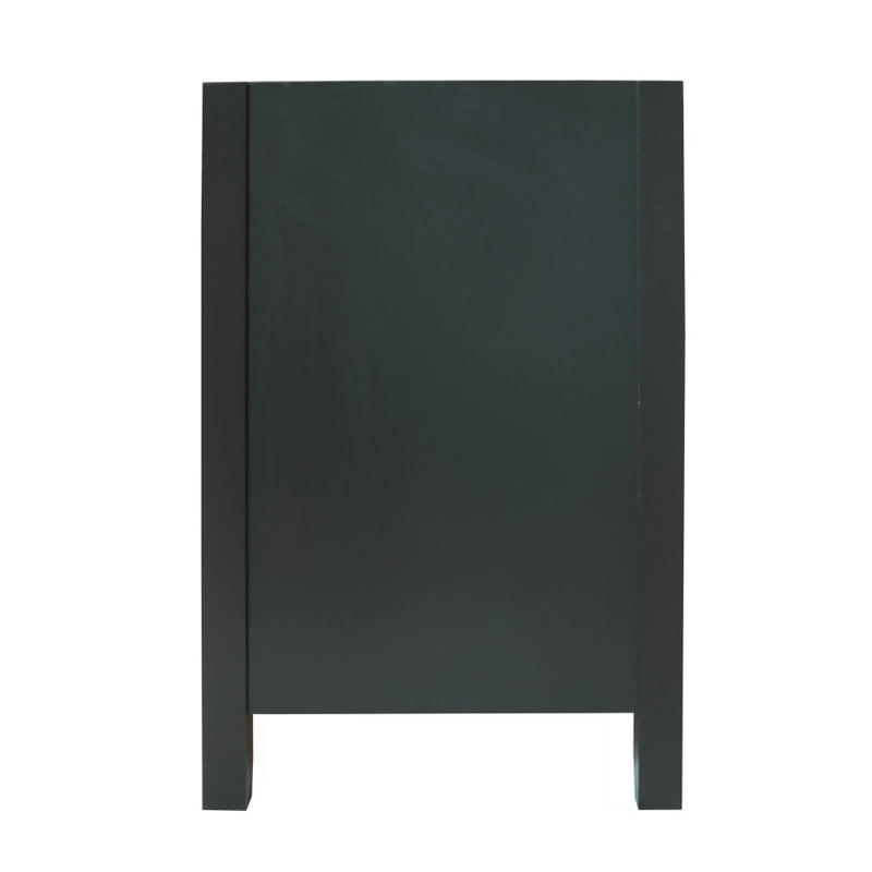 Design House Dawson l 60 po x P 21 po x H 34 po. Meuble-lavabo entièrement assemblé en fer Sherwin-Williams® avec quincaillerie noir mat (228453-IO-FA)