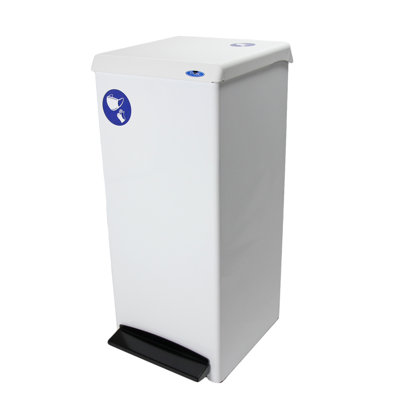 Poubelle à pédale en acier inoxydable 25,1 gallons