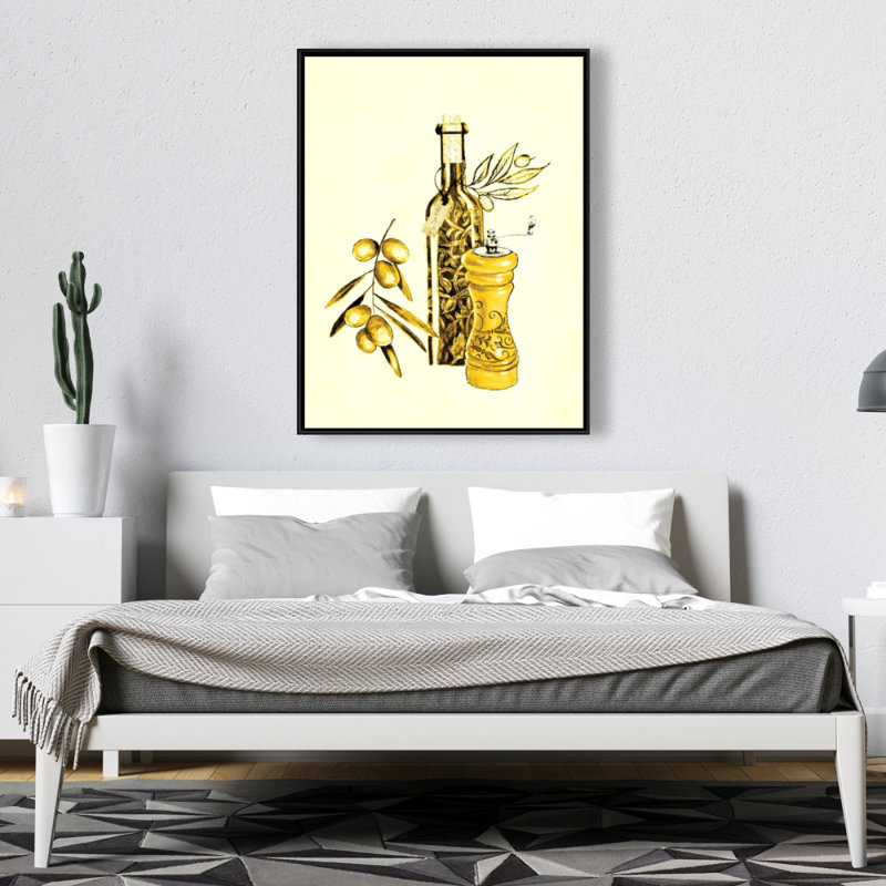 «Olive Oil And Pepper» sur toile