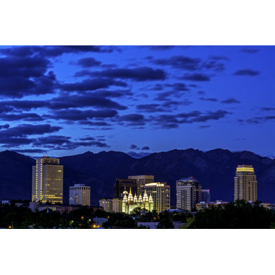 Utah Capital City - Wrapped Canvas Print
