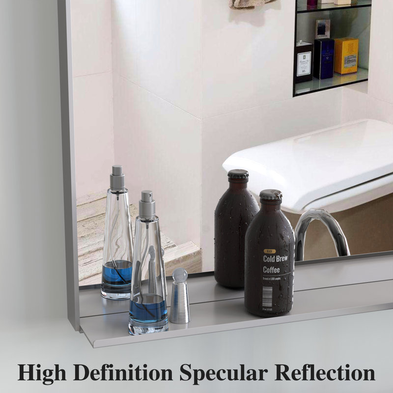 48x32 Oversized Modern Rectangle Bathroom Mirror