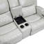 Causeuse double puissance Luna avec éclairage ambiant, ports USB et haut-parleurs Bluetooth-1030935848