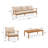 Weslyn 5-person Patio Conversation Set With Cushions