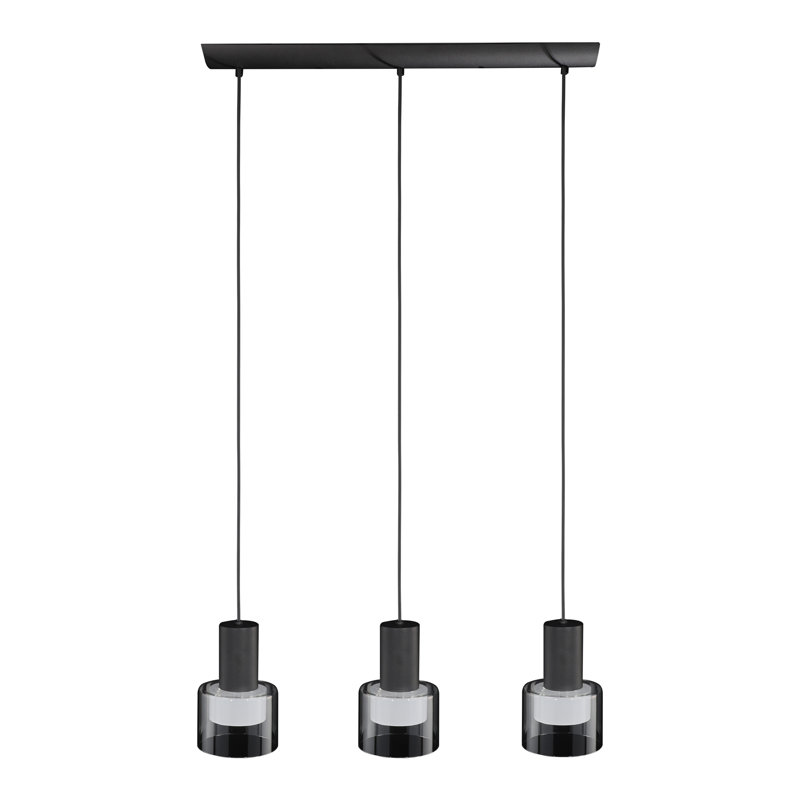 Luminaire suspendu linéaire à 3 lumières pour îlot de cuisine Casey