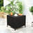 Outdoor Wicker Side Table Patio Coffee Table with Storage End Square Table-497609185