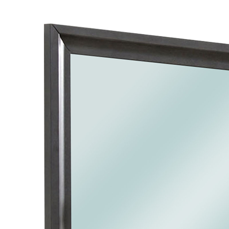 Miroir de commode traditionnel chrissy Hantsport, Noir