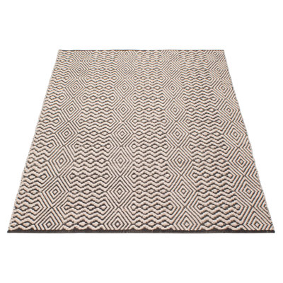 Tapis taupe Sienna 5 pi 2 po x 7 pi 9 po