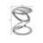 Valvi Anillos Juntos Accent Table