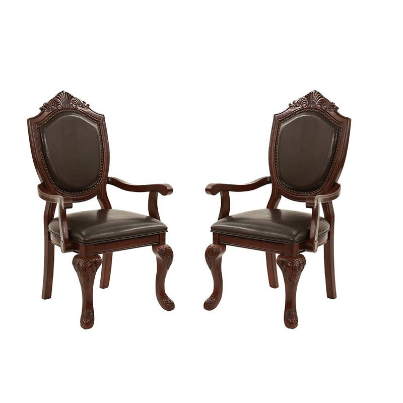 Chaise avec accoudoirs capitonnée Crissman