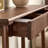 Walnut Solid Wood Rectangular Console Table-904152603