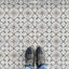 Riviera octogone garde gris avec taco 7-7 / 8 po X 7-7 / 8 po Carreau de porcelaine pour plancher et mur-112666039