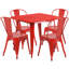 Ensemble de table en métal pour l'intérieur et l'extérieur-21223471-120616932-98626315