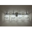 Éclairage pour salle de bain à 3 lumières à intensité variable en cristal doré / noir Gjystina-592466972-592466973