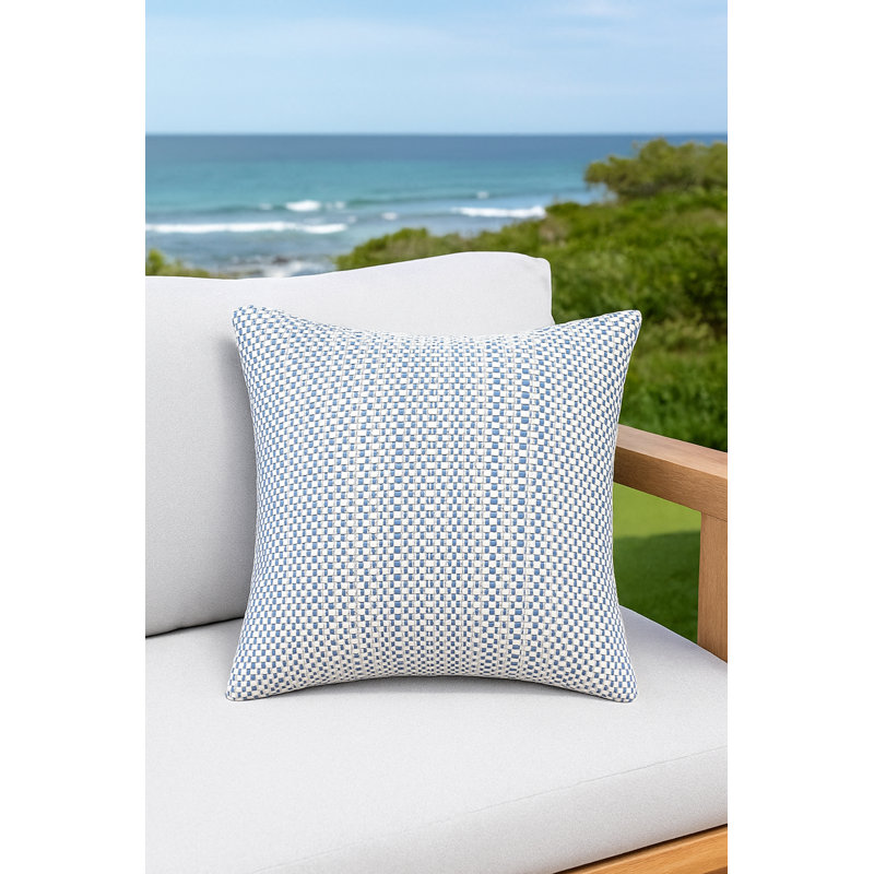 Outdoor Living Pillow Cover, Gray, Square 20", Pillow Cover Only - No Insert
