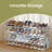 3-Tier Shoe Rack, Shoe Organizer, Fabric Shoe Shelf Storage With 4 Hooks, Holds Up To 18 Pairs, Height-Adjustable For Entryway-1759829925