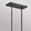Porterdale 5 - Light Black/Natural Brass Kitchen Island Pendant