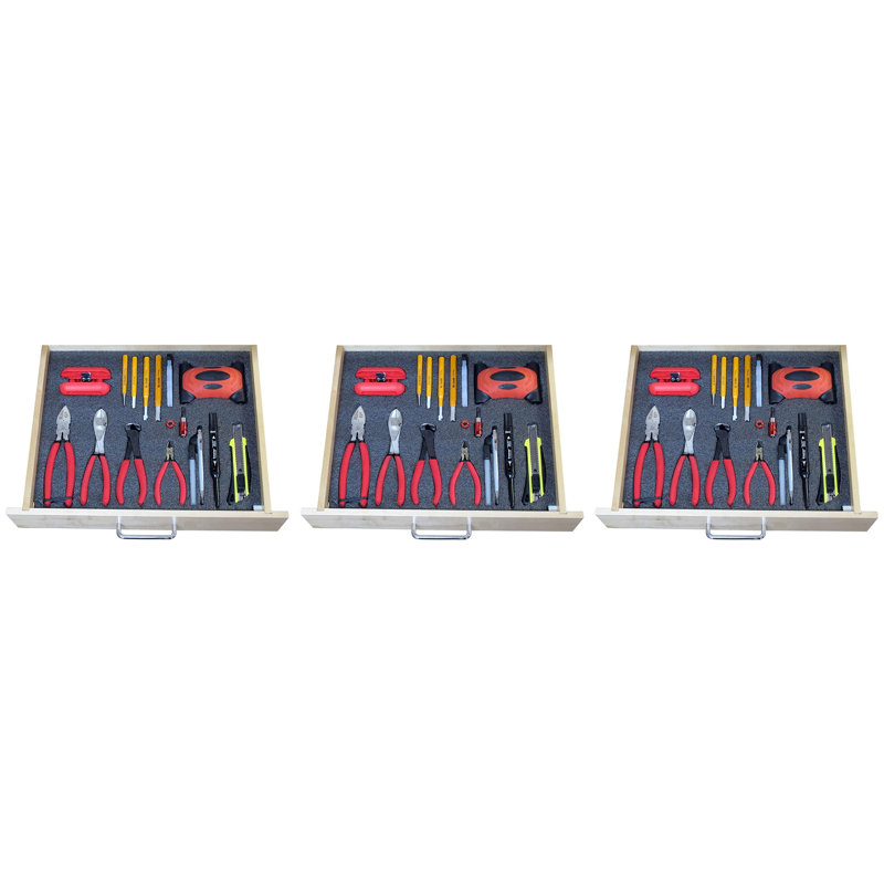  Tool Drawer Organizer Customizing Insert 30Mm Foam Sheet (3 Pack)
