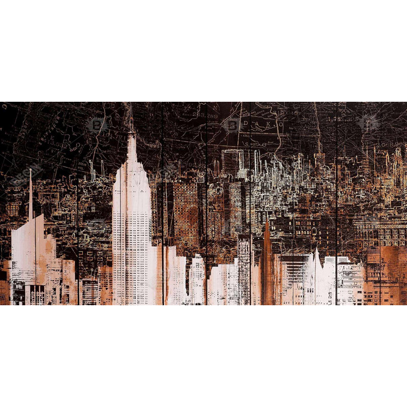 Empire City of New York, toile - Urban Home Decor Art