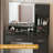 Vanity Desk With Mirror And LED Light Strip,Dressing Table With Large Drawer, 3 Level Storage Dresser & 3 Lighting Modes Adjustable Brightness, Suitable For Bedroom-1847247027
