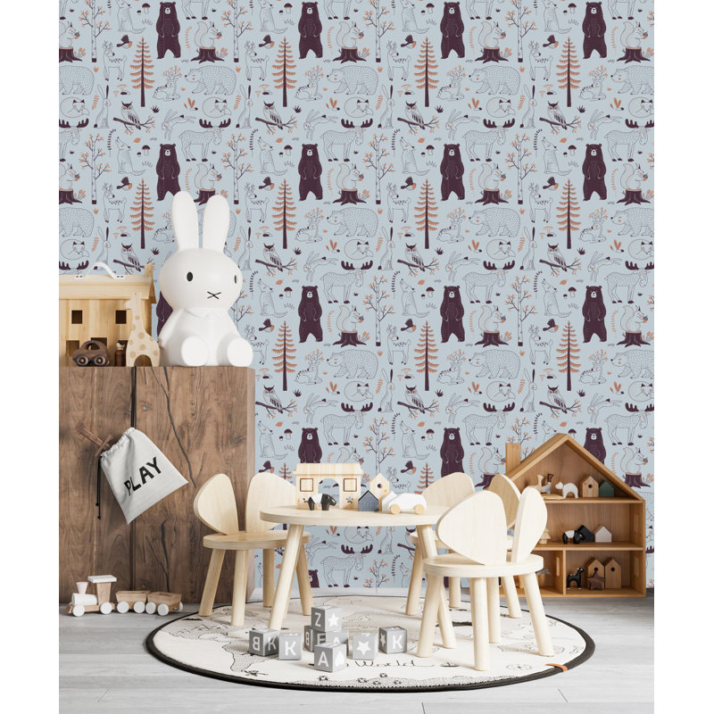 Carreau de papier peint auto-adhésif l 25 po Damarius, L 2,09 pi x L 18,75 pi