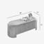 Banc d'appoint 50 po Sandra-838283365