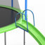 Trampoline 14 pi avec glissoire et balançoires