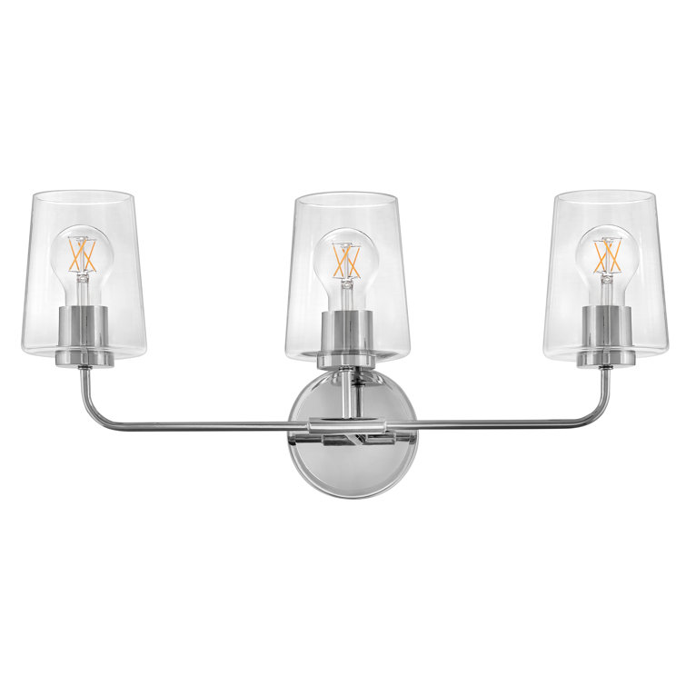 Verbena 3 Light Transparent Dimmable Vanity Light