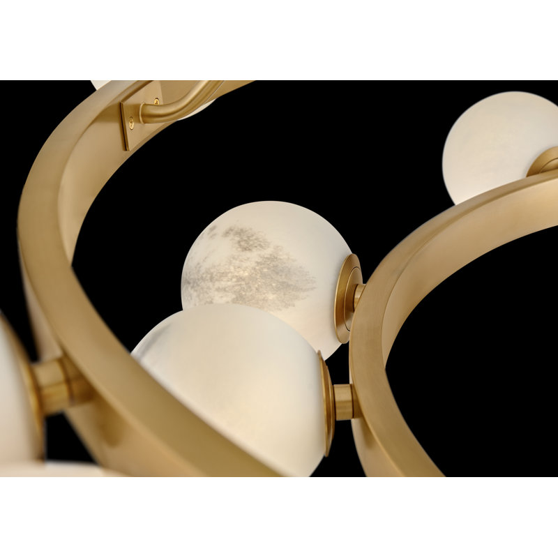 Selene 18 - Light Wagon Wheel Chandelier