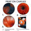  «Orange Green Autumn Blaze Mums - Mums, art mural-1245516688-1245516712